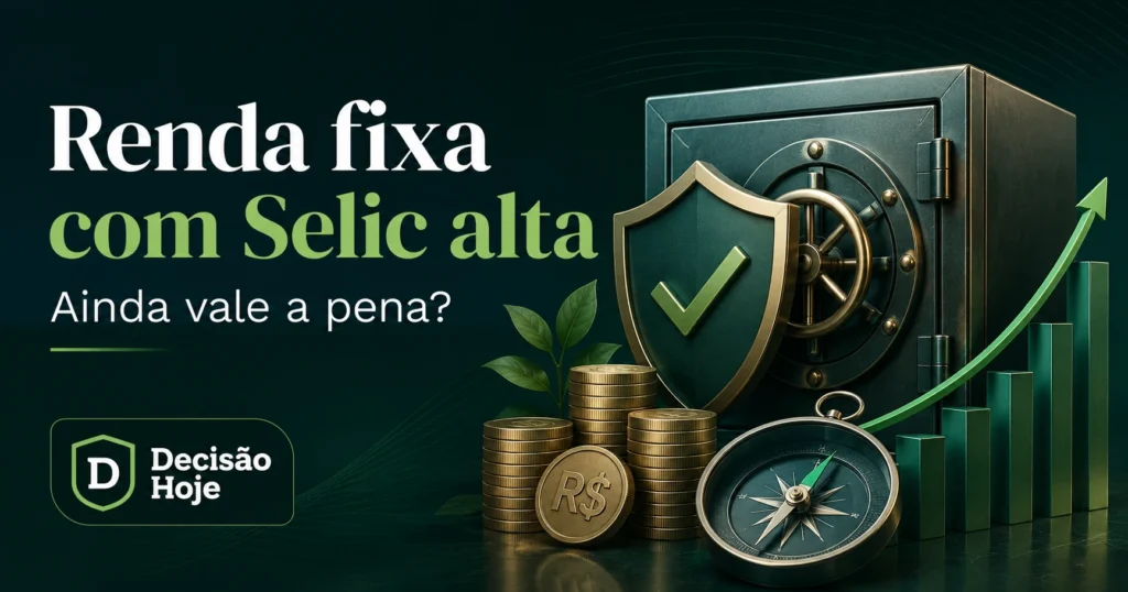 Imagem destacada do artigo: Renda fixa ainda vale a pena com a Selic alta?