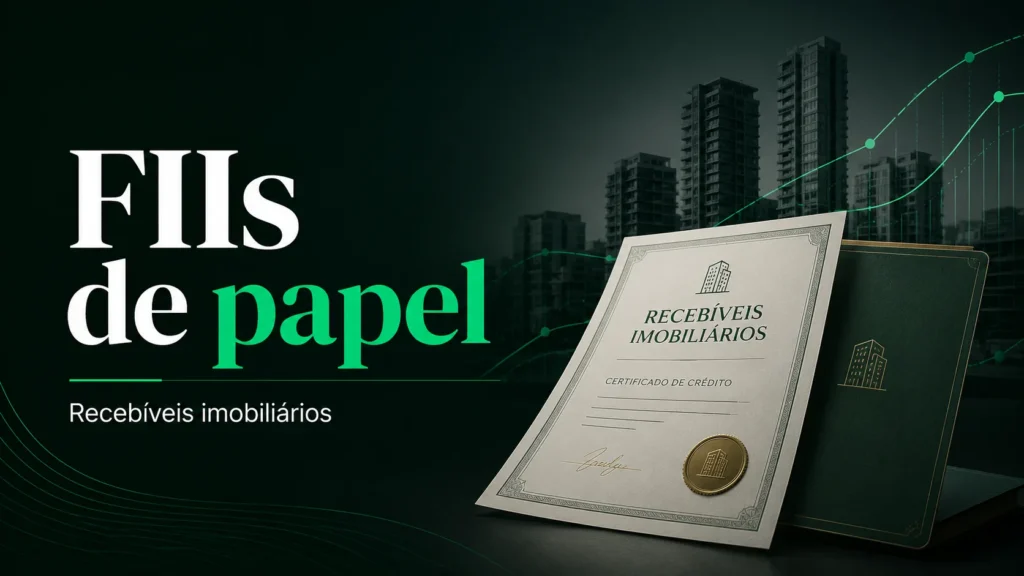 FIIs de papel: fundos de recebíveis imobiliários