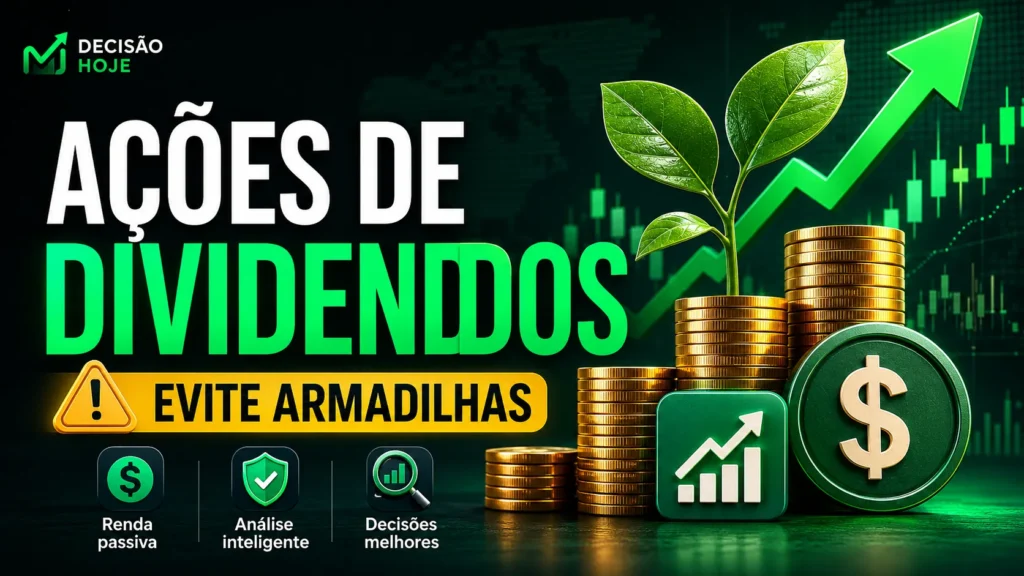 Ações de dividendos e os cuidados para evitar armadilhas ao investir.
