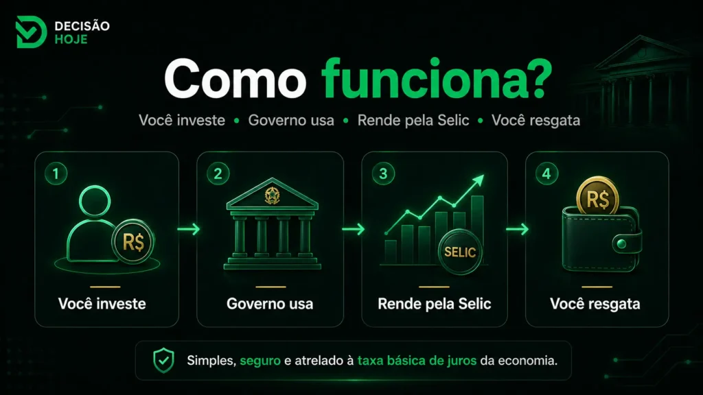 Como funciona o Tesouro Selic passo a passo