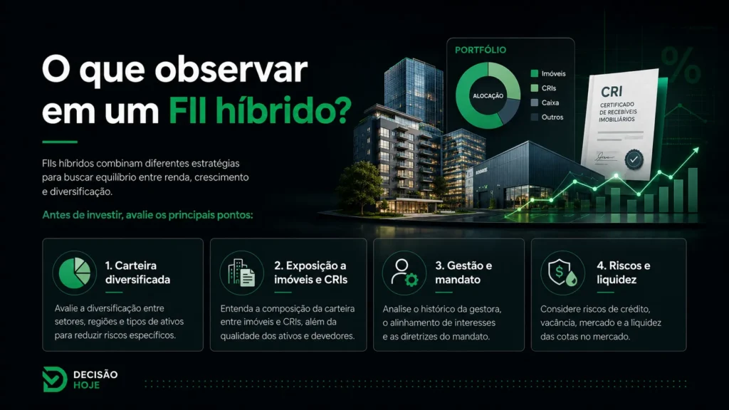 o que observar em um fii hibrido