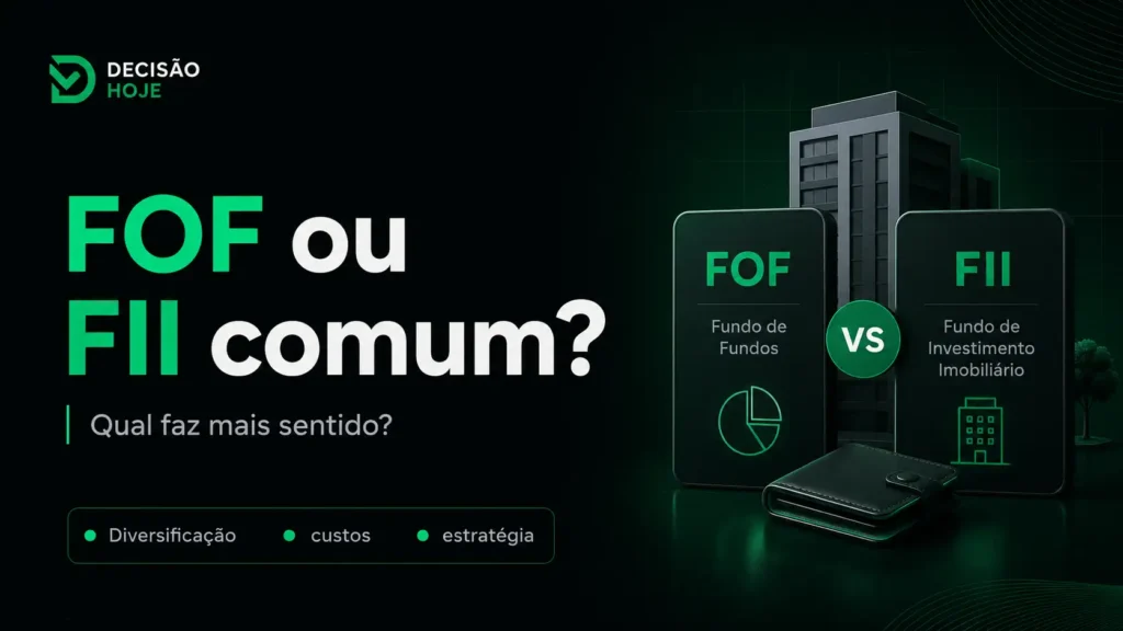 Imagem destacada do artigo: FOF vs FII comum: qual escolher? Guia para iniciantes com exemplos
